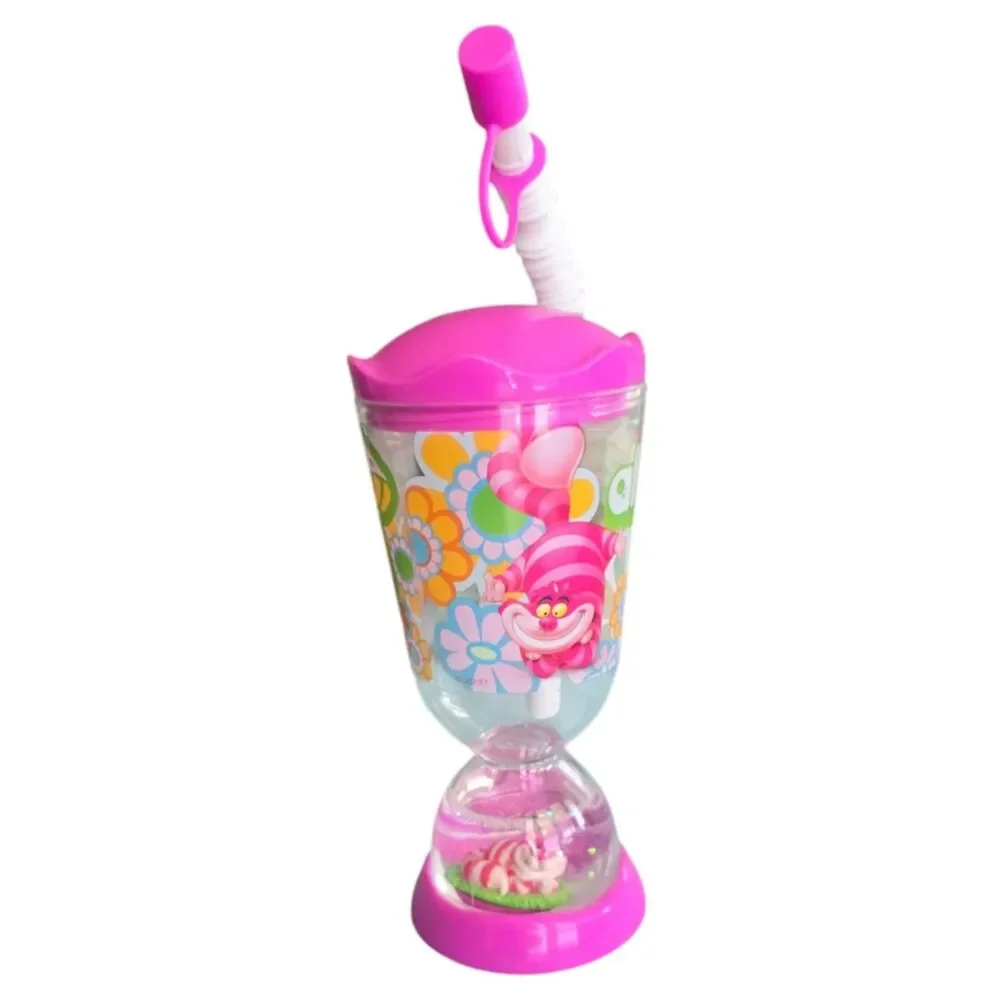 Disney Alice in Wonderland Cheshire Cat Hourglass Tumbler Cup